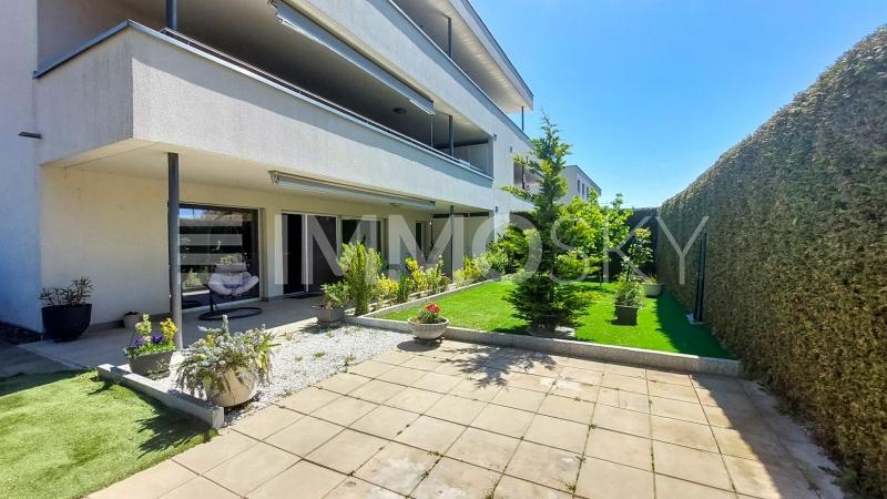 Herrliches Ferienfeeling im Garten - 4.5 pièces Appartement en rez-de-chaussée a Nebikon