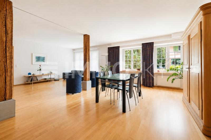 Viel Raum bietendes Wohn-/Esszimmer - 5.5 pièces Appartement a Embrach