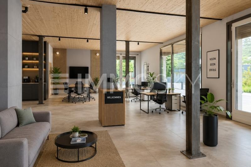 Moderne Büroeinrichtung mit hellem Licht - 1 stanze Ufficio a Ibach
