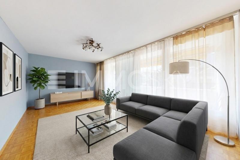 Grand séjour lumineux - Home Staging - 4.5 pièces Appartement a Sion
