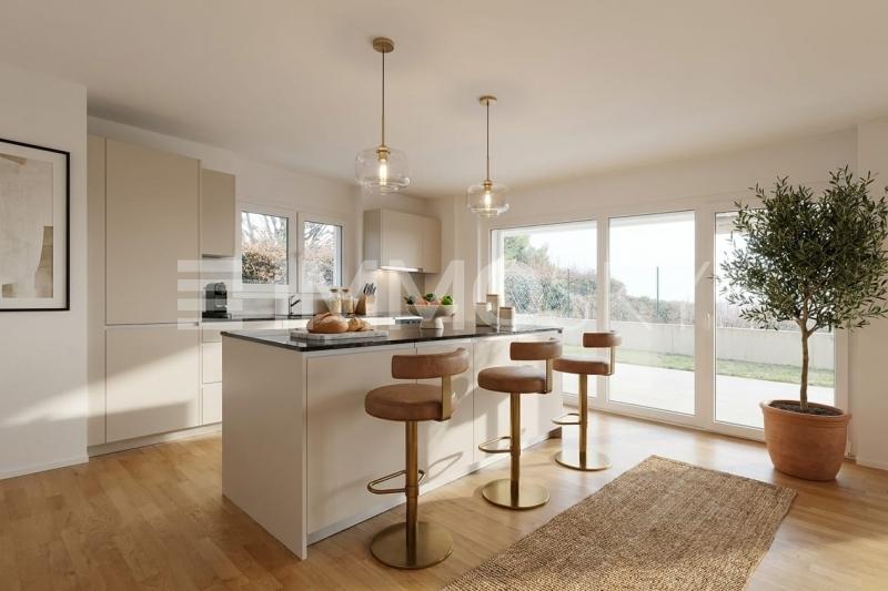 Cuisine Home staging - 4.5 pièces Appartement en rez-de-chaussée a Etoy