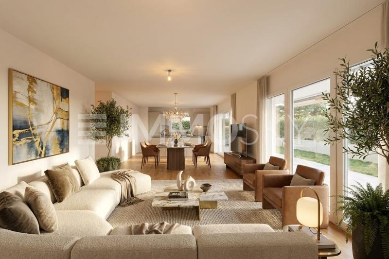 Grande pièce à vivre Home staging - 4.5 pièces Appartement en rez-de-chaussée a Etoy