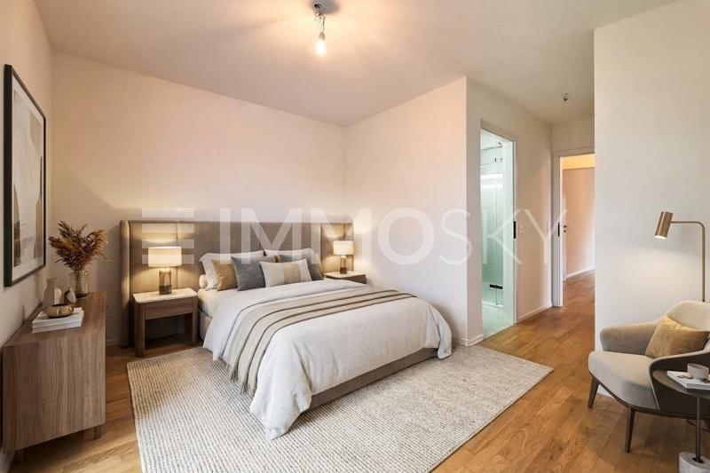 Chambre Home staging - 4.5 pièces Appartement en rez-de-chaussée a Etoy