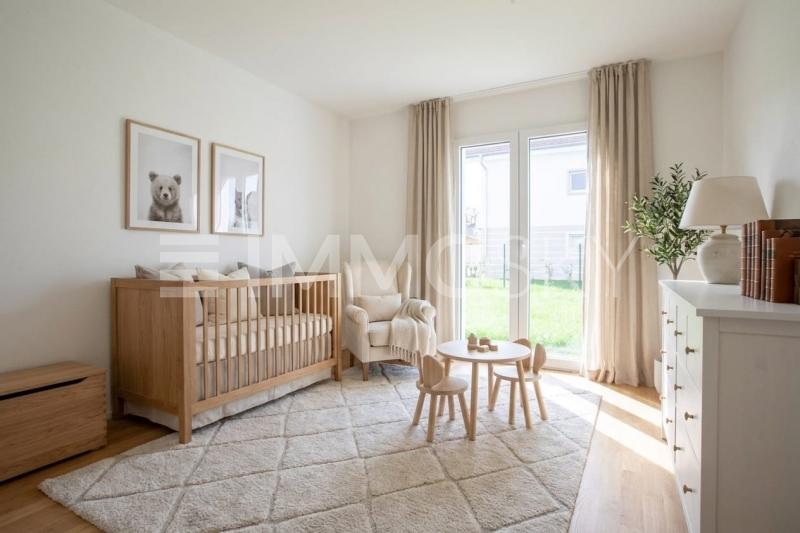 Chambre Home Staging - 4.5 pièces Appartement en rez-de-chaussée a Etoy