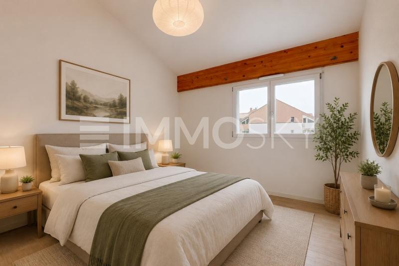 Chambre confortable - Home Staging - 4.5 pièces Appartement a Aigle