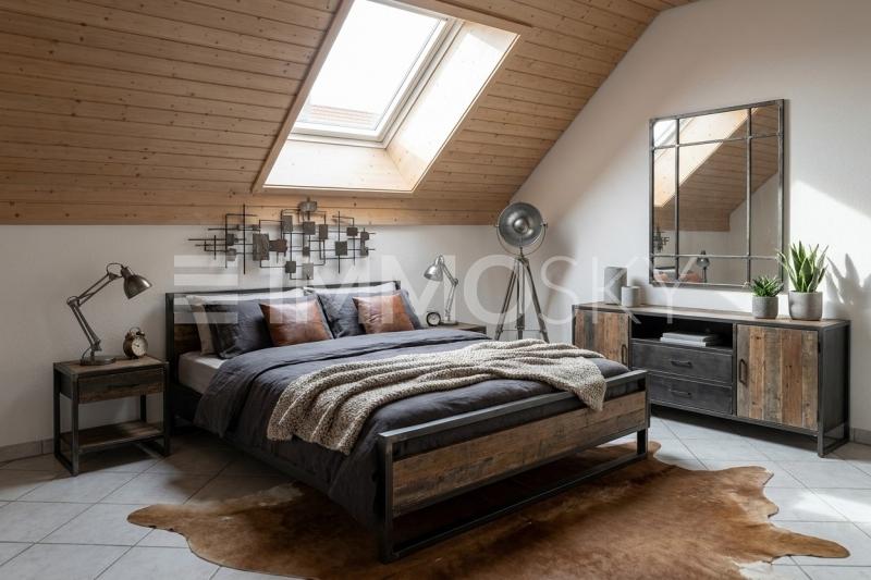 Traumhaftes Schlafzimmer mit Dachschräge - 4 pièces Appartement sous les toits a Höchstetten