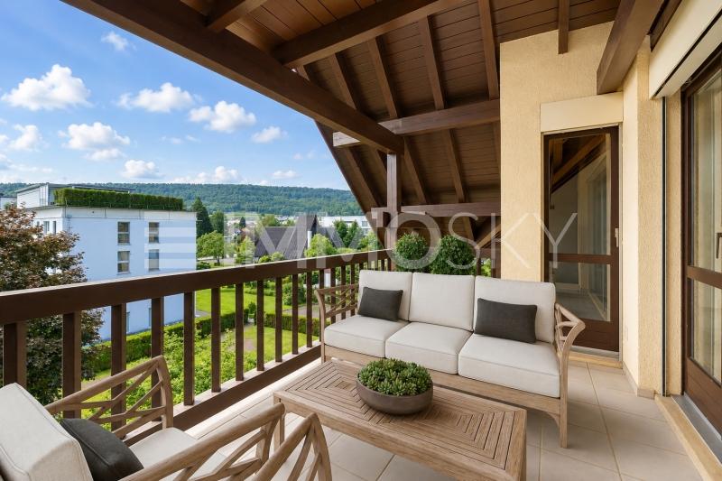 Wunderschöne Terrasse mit grüner Aussicht - 4.5 pièces Appartement a Lupfig