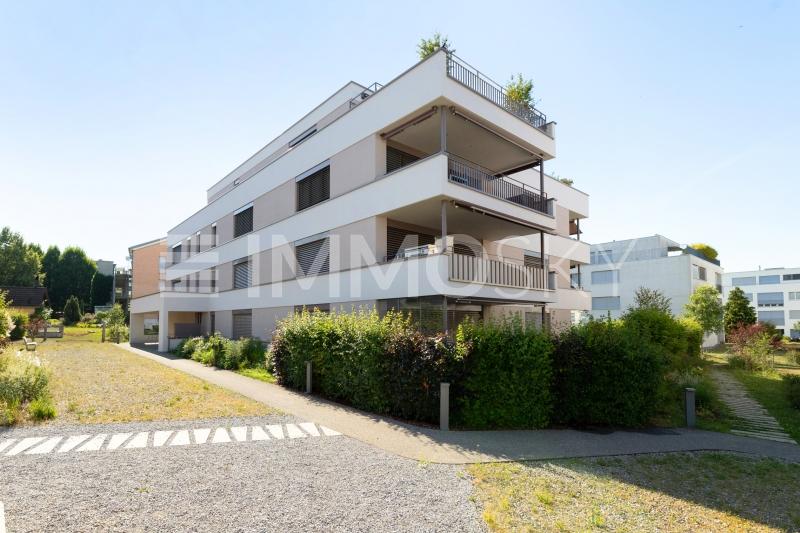 Aussenansicht  - 3.5 pièces Appartement en rez-de-chaussée a Niederrohrdorf