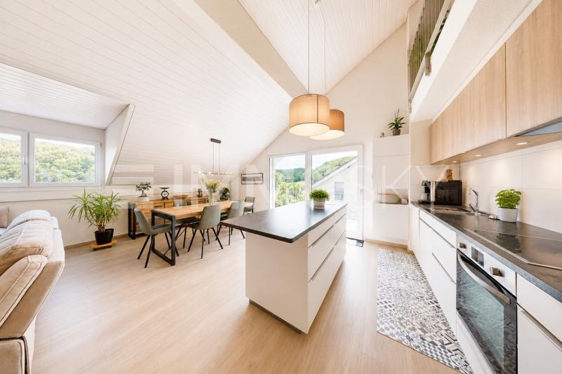Cuisine et espace dinatoire - 4.5 pièces Appartement a Croy