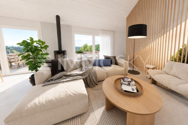 Ambiance chaleureuse - 4.5 pièces Appartement en attique a St Cergue