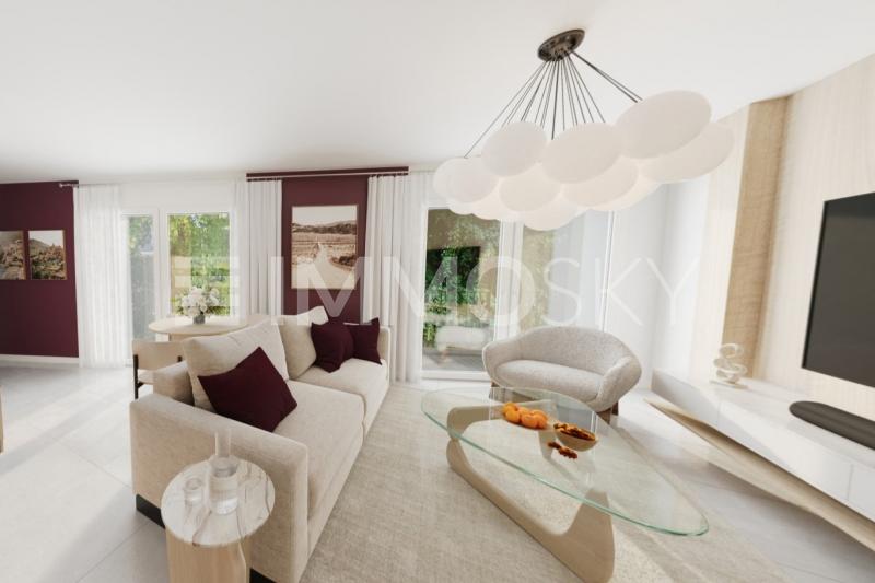 Salon lumineux - 2.5 pièces Appartement a St Cergue