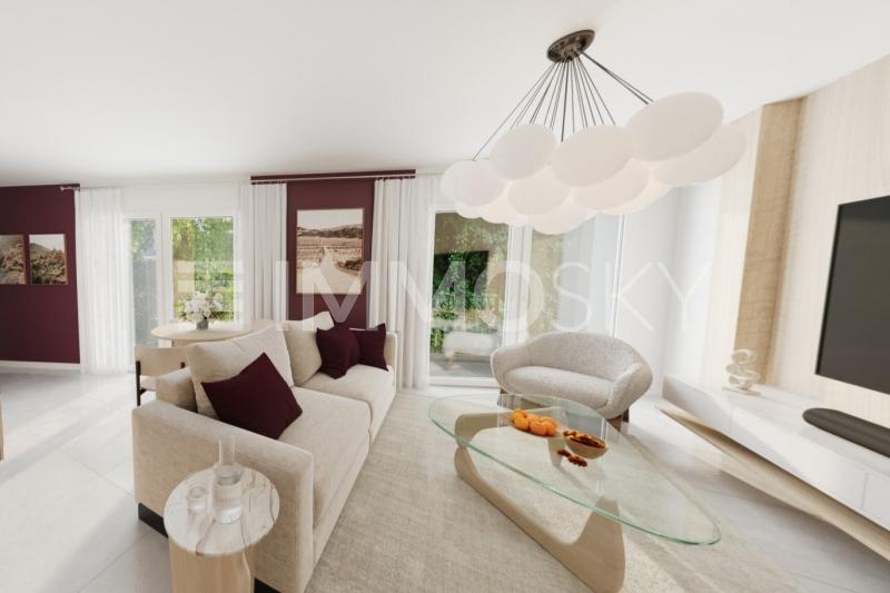 Salon lumineux - 2.5 pièces Appartement a St Cergue