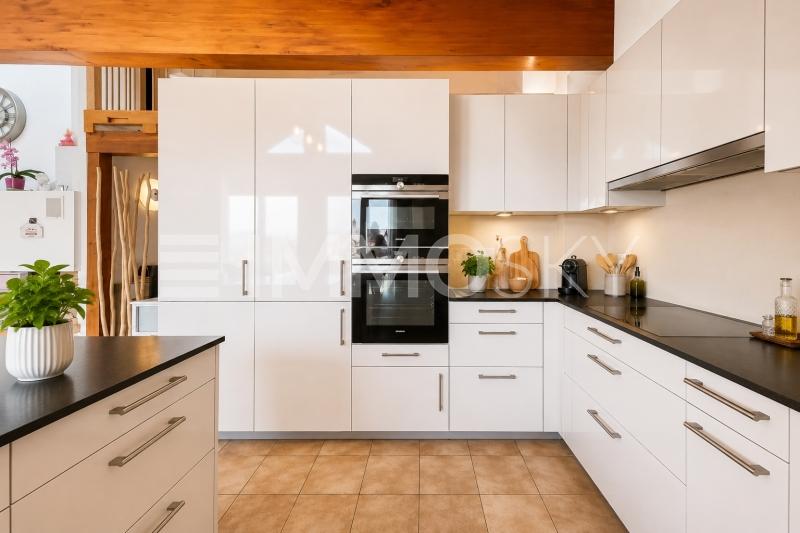 Cuisine moderne entièrement équipée - 3.5 pièces Appartement a Mollie Margot