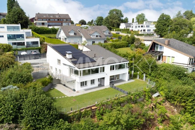 Beide Haushälften im Überblick - 10 pièces Maison jumelle a Langnau am Albis