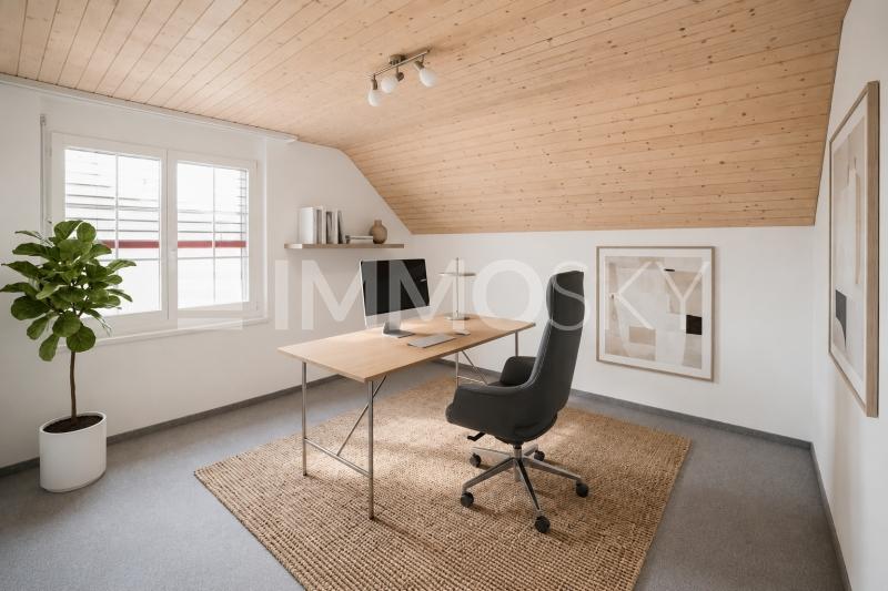 Ideal als Homeoffice - 4.5 pièces Duplex a Egliswil