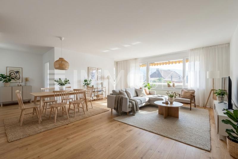 Séjour lumineux - Home staging - 3.5 stanze Appartamento a Tramelan