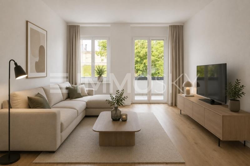 Lichtdurchflutetes Wohnzimmer für gemütliche Abende - 3.5 pièces Appartement a Grenchen