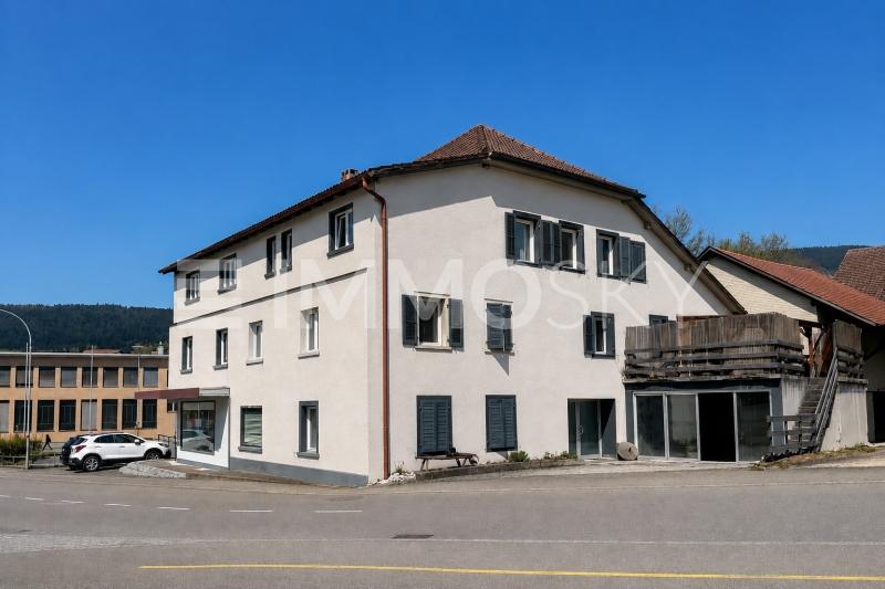 Heute Rendite starten! - 12 Zimmer Wohn- und Geschäftshaus in Reconvilier