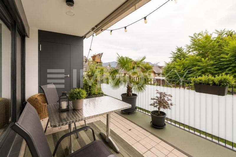 Gemütlicher Balkon für entspannte Stunden - 6.5 pièces Duplex a Uetendorf