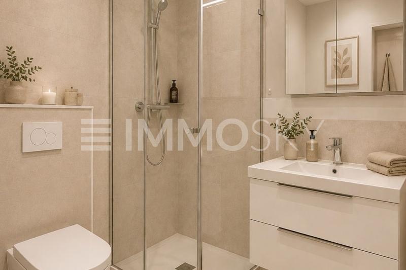 Salle de douche moderne (Projection) - 3.5 stanze Padiglione a Lausanne