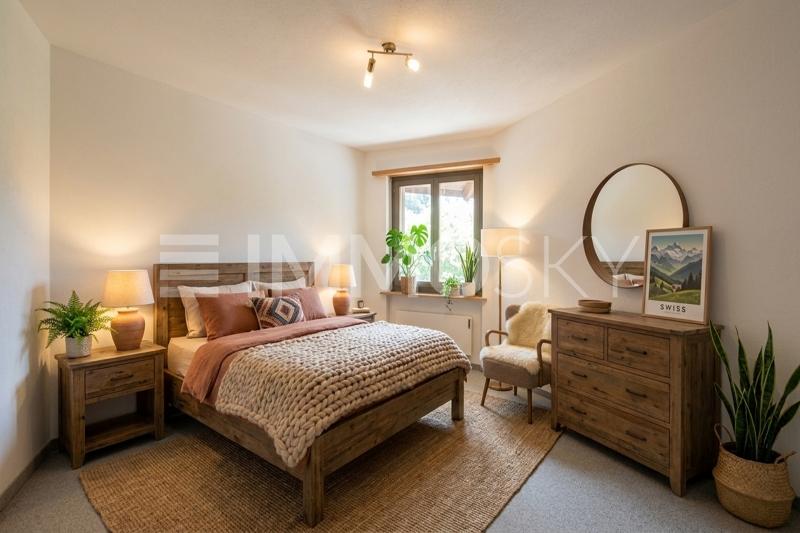 Gemütliche Schlafidee zum Umsetzen - 4.5 pièces Appartement a Moosleerau