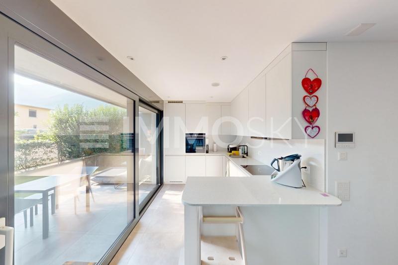 Cucina moderna e completa - 4.5 Zimmer Gartenwohnung in Gordola