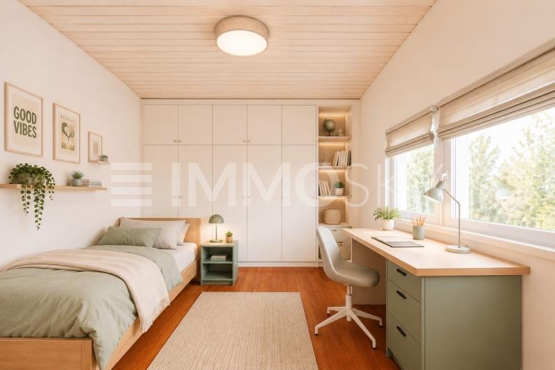 Chambre (ameublement home staging) - 7.5 pièces Villa a Arzier