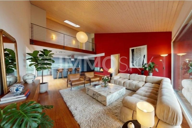 Volume, espace de vie chaleureux (ameublement Home staging) - 7.5 pièces Villa a Arzier
