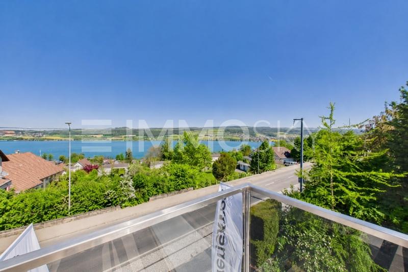 Herrliche Aussicht in die Alpen - 3.5 Zimmer Etagenwohnung in Beinwil am See