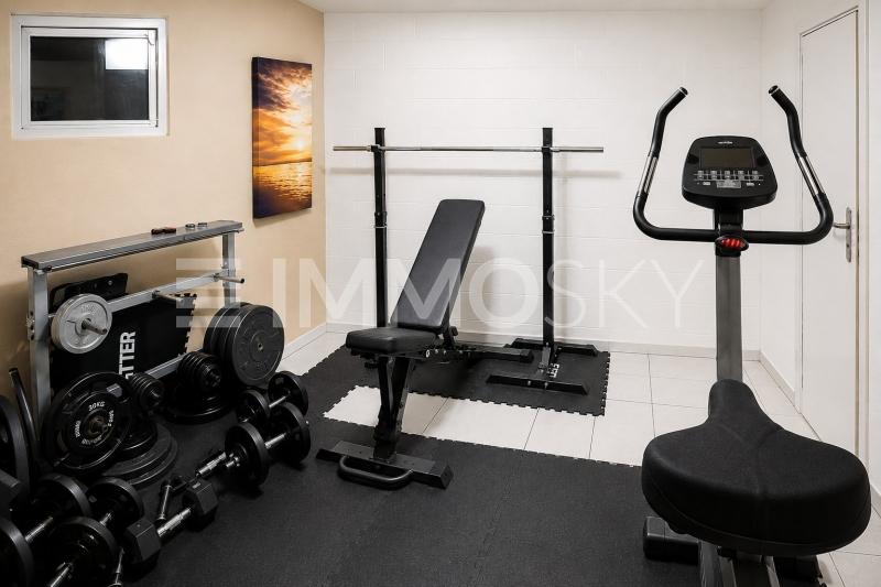 Der eigene Fitnessbereich bringt Sport und Wohlbefinden direkt nach Hause - 5.5 pièces Maison a Emmenbrücke