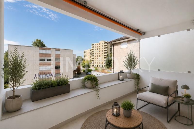 Heimeliger Balkon für entspannte Abende - 5.5 pièces Appartement a Biberist