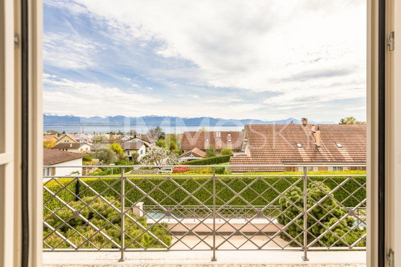 Vue de la chambre - 12 Zimmer Einfamilienhaus in Mont sur Rolle