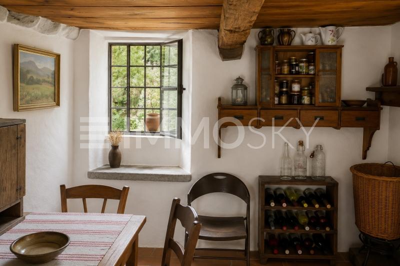 Suggestiva finestra angolo cucina - 6 stanze Rustico a Brione (Verzasca)