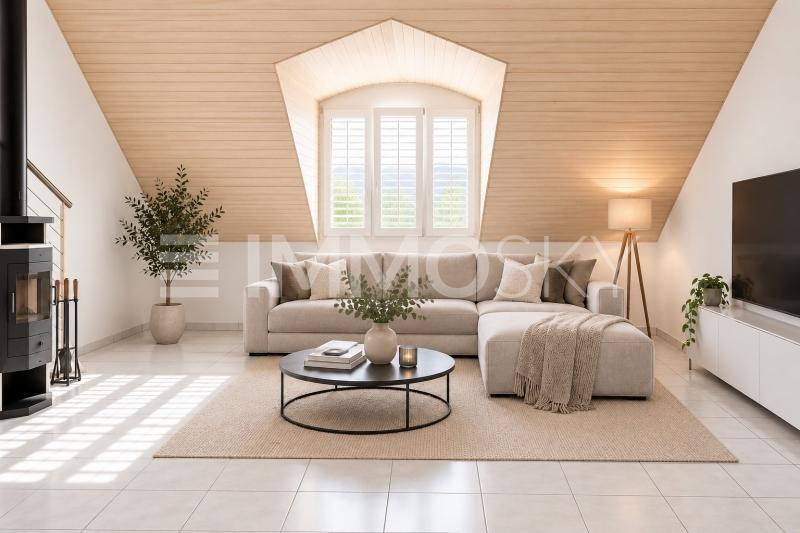 Gemütliches Dachwohnzimmer - 2.5 pièces Appartement sous les toits a Klingnau