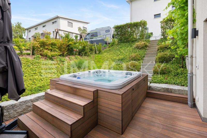 Whirlpool vom Master-Schlafzimmer - 5.5 stanze Casa a Eschenbach SG
