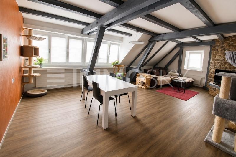 grosszügiges Wohnzimmer DG - Immeuble d'habitation à Reigoldswil