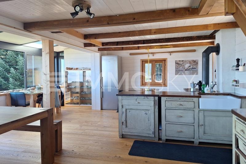 Cuisine ouverte - 3.5 pièces Chalet a Les Giettes