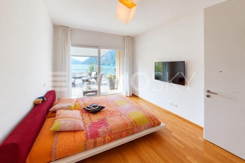 Camera da letto - 3.5 stanze Appartamento a Castagnola