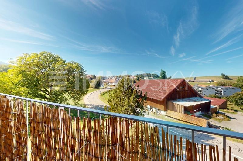 Magnifique vue depuis le balcon - 3.5 stanze Appartamento a Vuisternens en Ogoz
