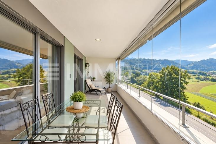 Weitblick geniessen mit einem Logenplatz über der Landschaft - 3.5 rooms Flat in Luzern