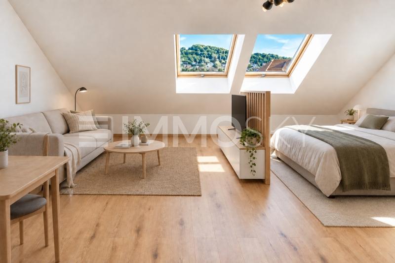 Visualisierung - Lichtdurchfluteter Dachraum - 1.5 rooms Penthouse in Kappel SO