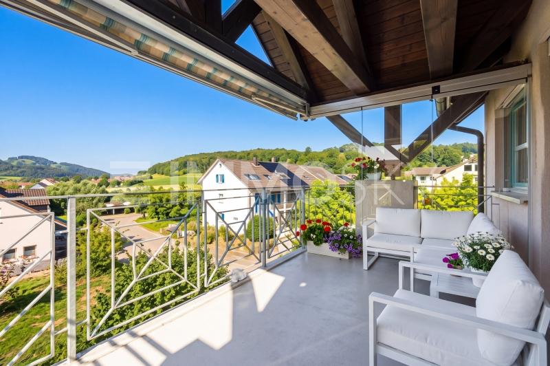 Geniessen Sie hier die Abendsonne - 4.5 Zimmer Etagenwohnung in Eschlikon TG