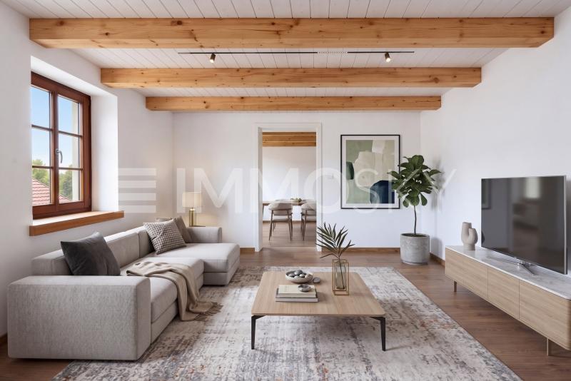 Wohnen mit dem Charme sichtbarer Holzbalken - 5 pièces Maison mitoyenne a Möhlin