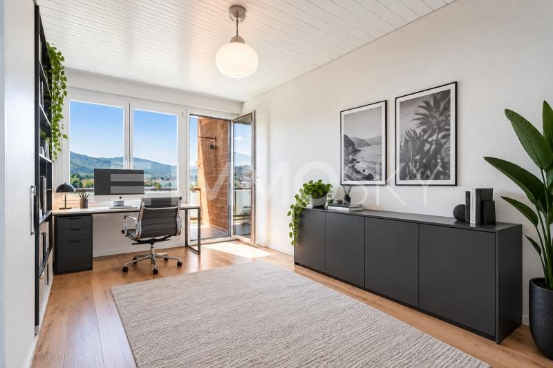 Helles Homeoffice mit Bergblick - 5.5 pièces Maison bifamiliale a Luzern