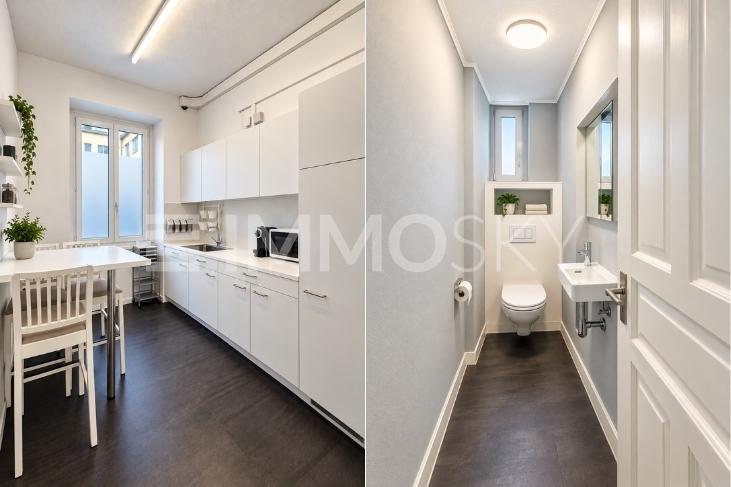 Einladender Pausenbereich mit Küche und separatem WC - 4 stanze Negozio a Luzern
