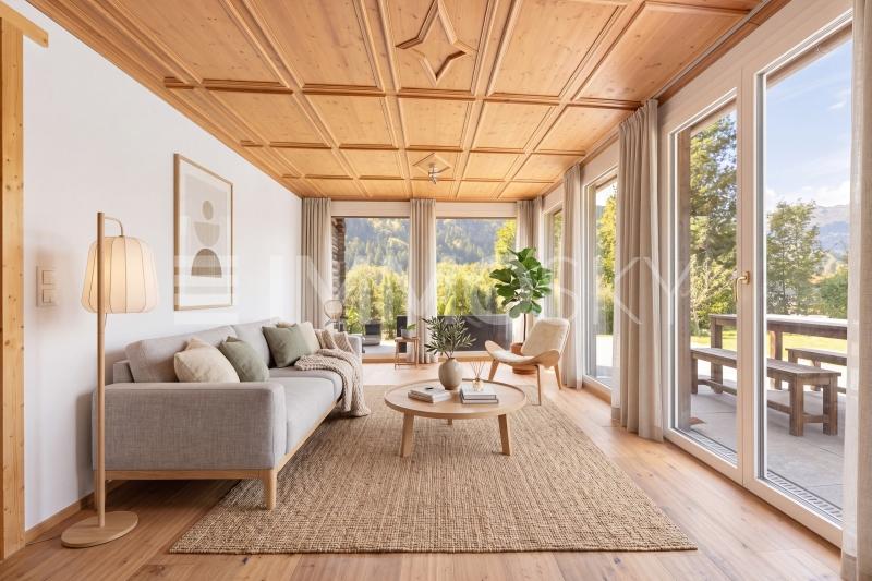 Einrichtungsidee für den Wintergarten - 5.5 Zimmer Haus in Mittellunden