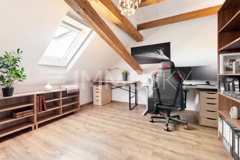Helles Büro mit Dachschrägen - 14 pièces Immeuble mixte a Guntmadingen