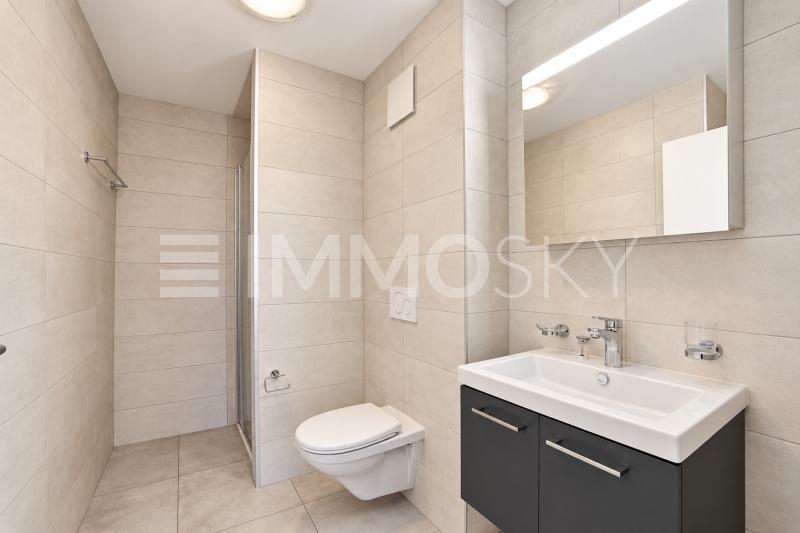 Salle de bains avec douche et colonne de lavage - 3.5 stanze Appartamento a Payerne