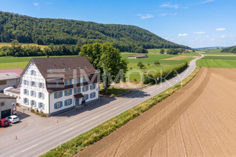 Liegenschaft in idyllischer Umgebung - 14 pièces Immeuble mixte a Guntmadingen