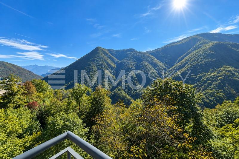 Panorama montana dal balcone - 7 stanze Casa unifamiliare a Loco